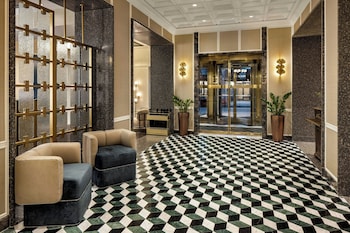 Hotel entrance and lobby at The Talbott, Autograph Collection