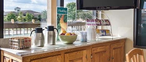 Free buffet breakfast