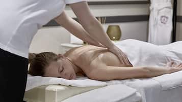 Experience a soothing massage in a serene, spa-like setting with a skilled therapist.