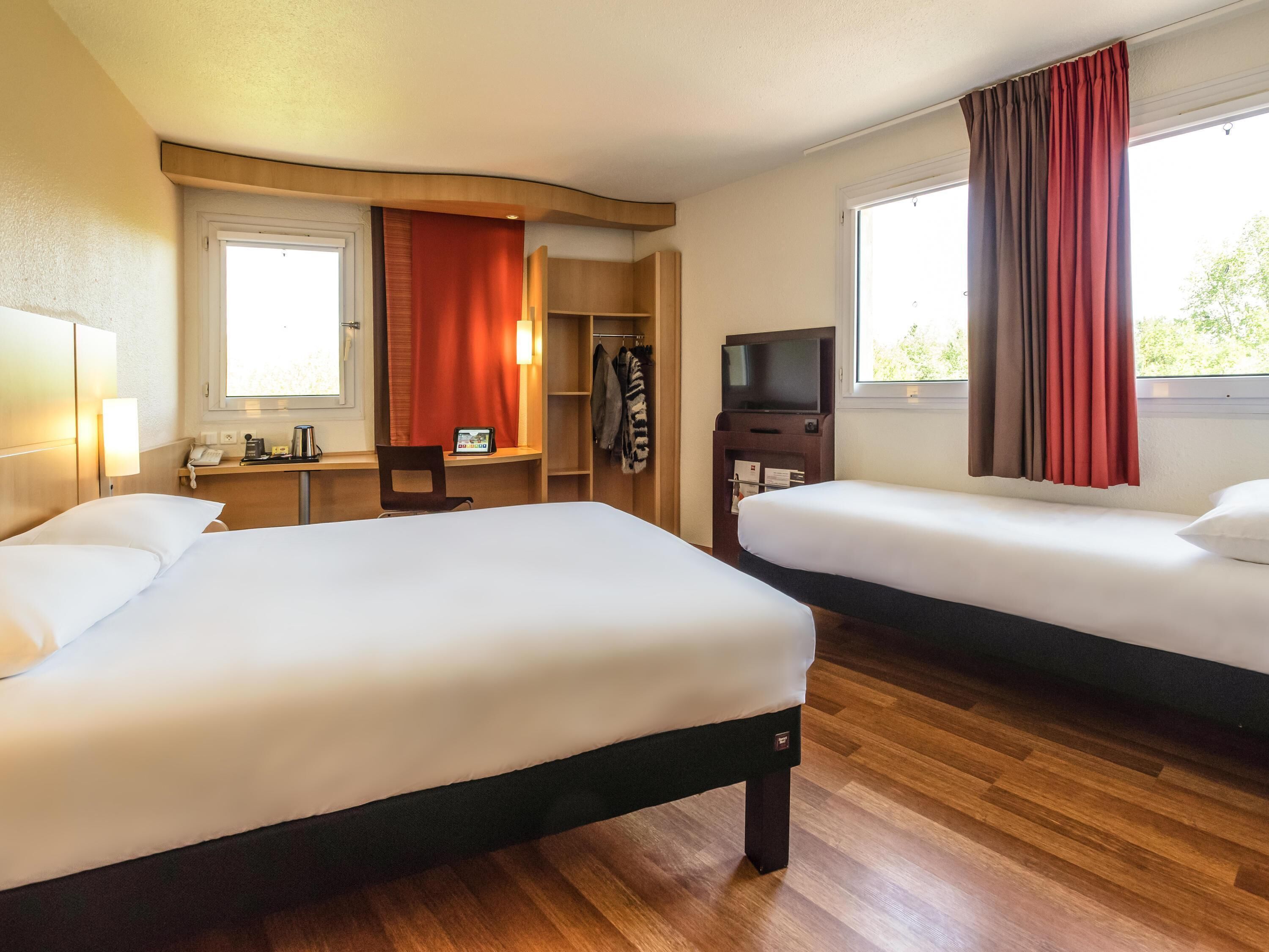 1 chambre, literie de qualité supérieure, bureau, chambres insonorisées