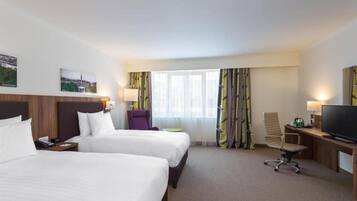 Pillowtop beds, in-room safe, desk, laptop workspace