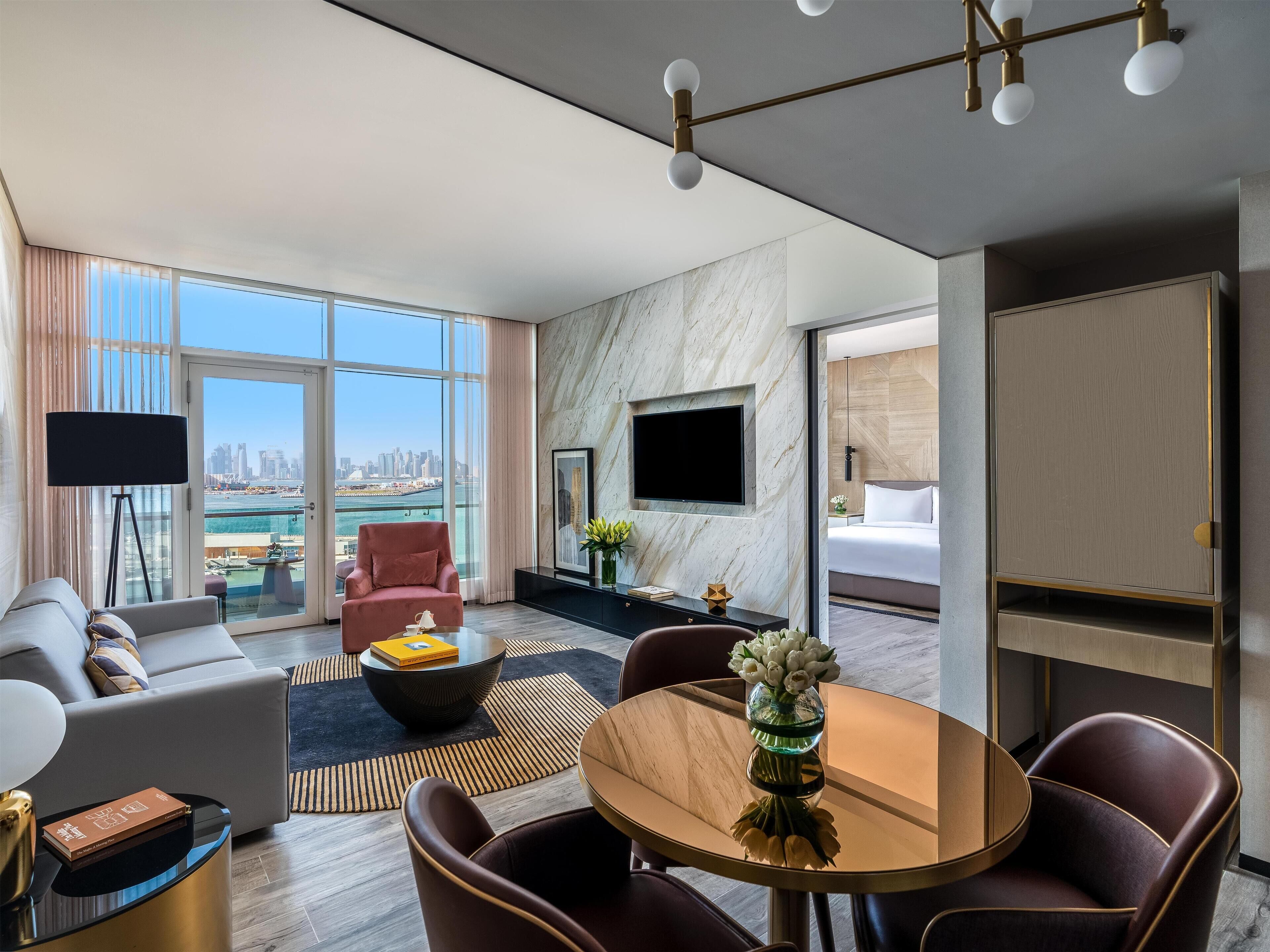 Literie de qualité supérieure, mini-bar avec articles gratuits