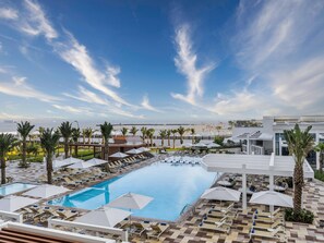 2 outdoor pools, pool cabanas (surcharge), pool umbrellas