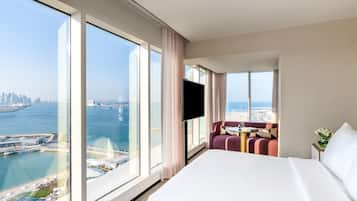 Hochwertige Bettwaren, Minibar (mit einigen kostenlosen Artikeln)