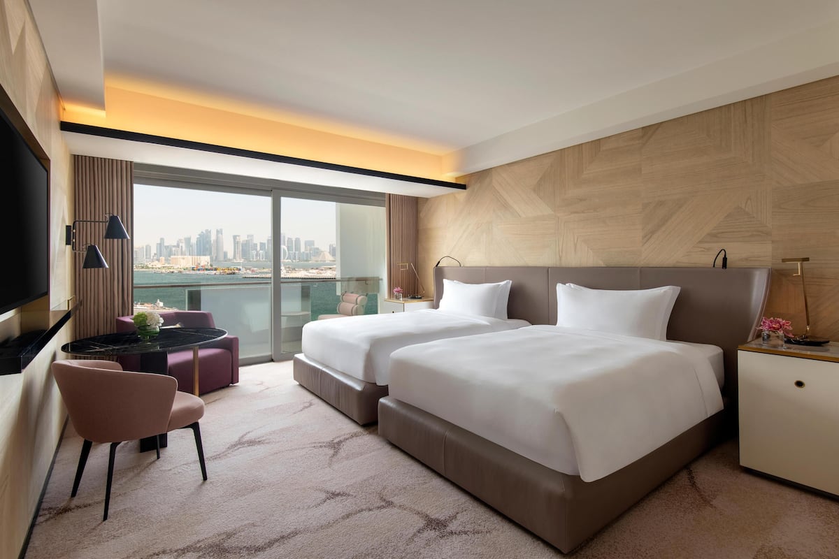 Premium Twin Room, 2 Single Beds, Balcony, Sea View
