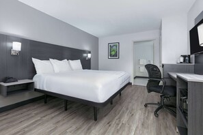 Chambre, 1 très grand lit, non-fumeur (Mobility, Bathrub w/Grab Bars) | Literie de qualité, lit avec matelas à plateau-coussin
