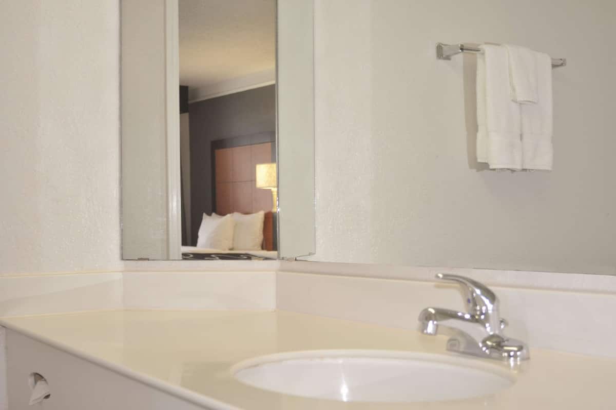 Room, 2 Double Beds, Non Smoking | Premium bedding, pillowtop beds, blackout drapes, iron/ironing board