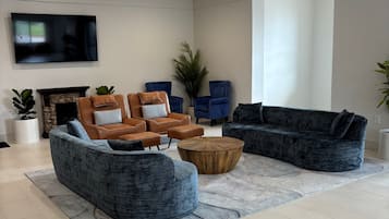 Sala de estar en el lobby