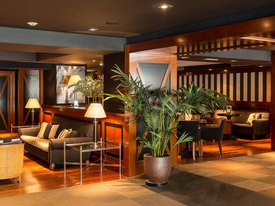 Sala de estar en el lobby