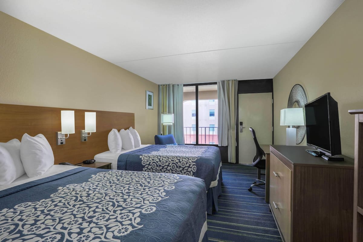Room, 2 Double Beds, Non Smoking | Premium bedding, pillow-top beds, desk, blackout curtains