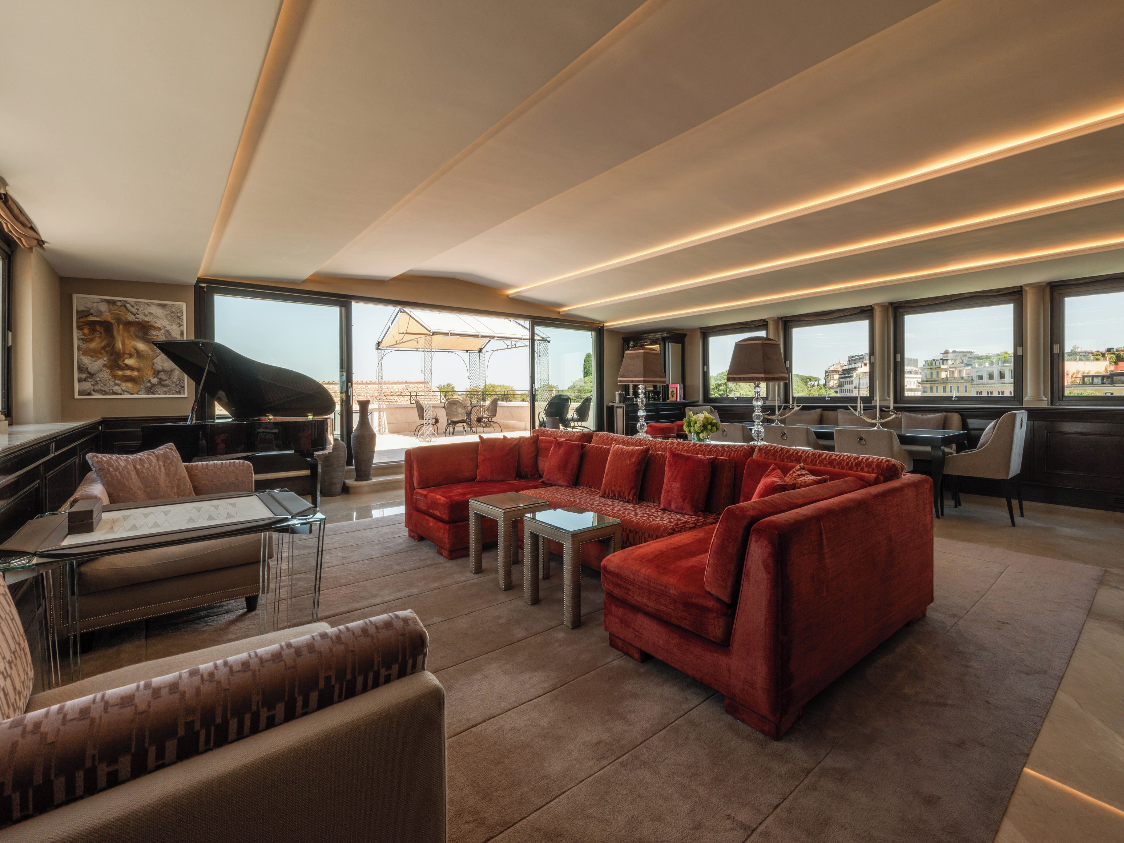 بنتهاوس (Hassler Suite) | حمام | مستلزمات مجانية للعناية الشخصية، مجففات شعر، برانس (أردية) حمّام
