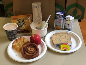 Daily continental breakfast (AUD 18 per person)