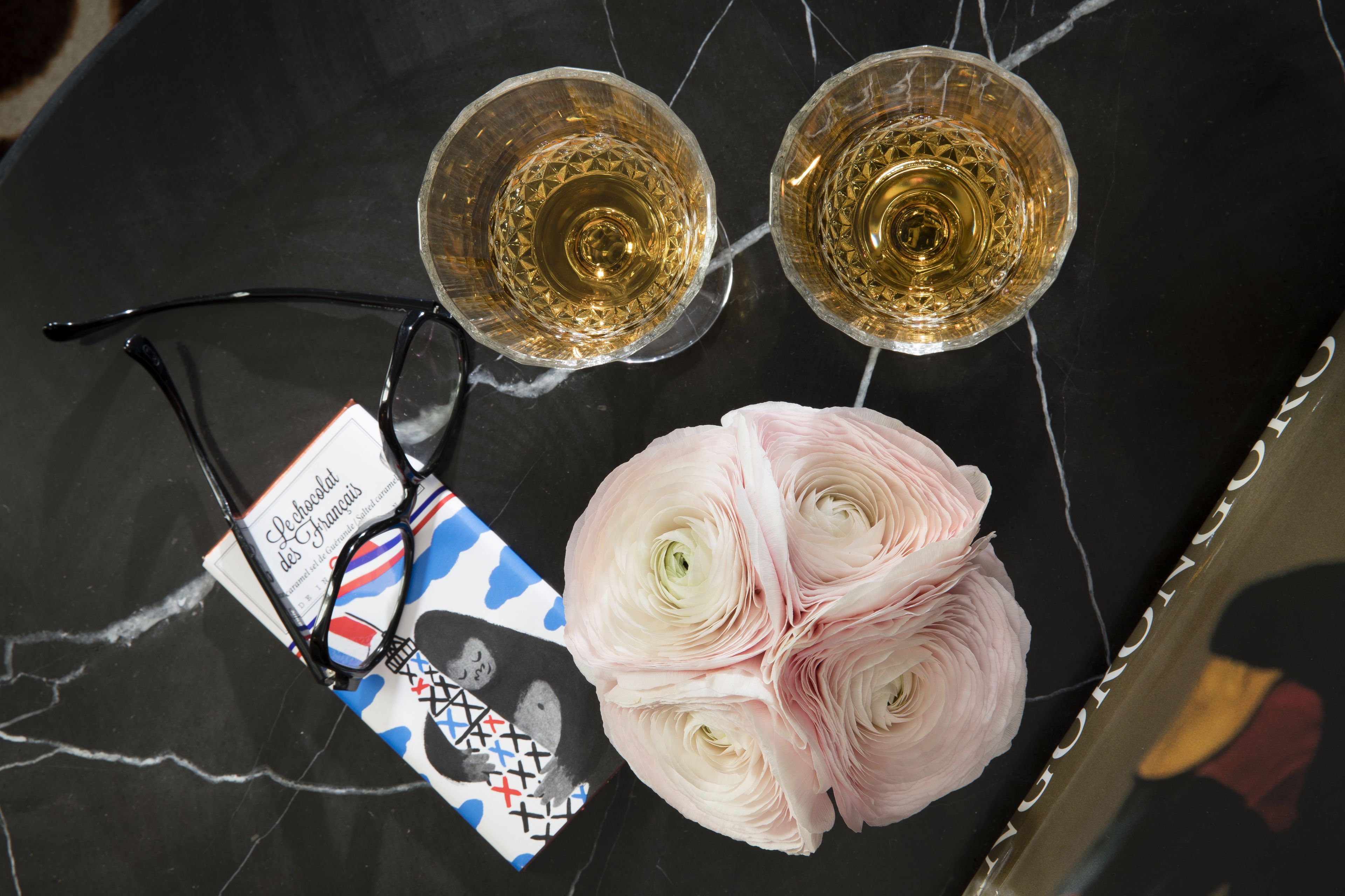 deluxe suite (parisienne) | living area | 82-inch flat-screen tv with satellite channels, tv