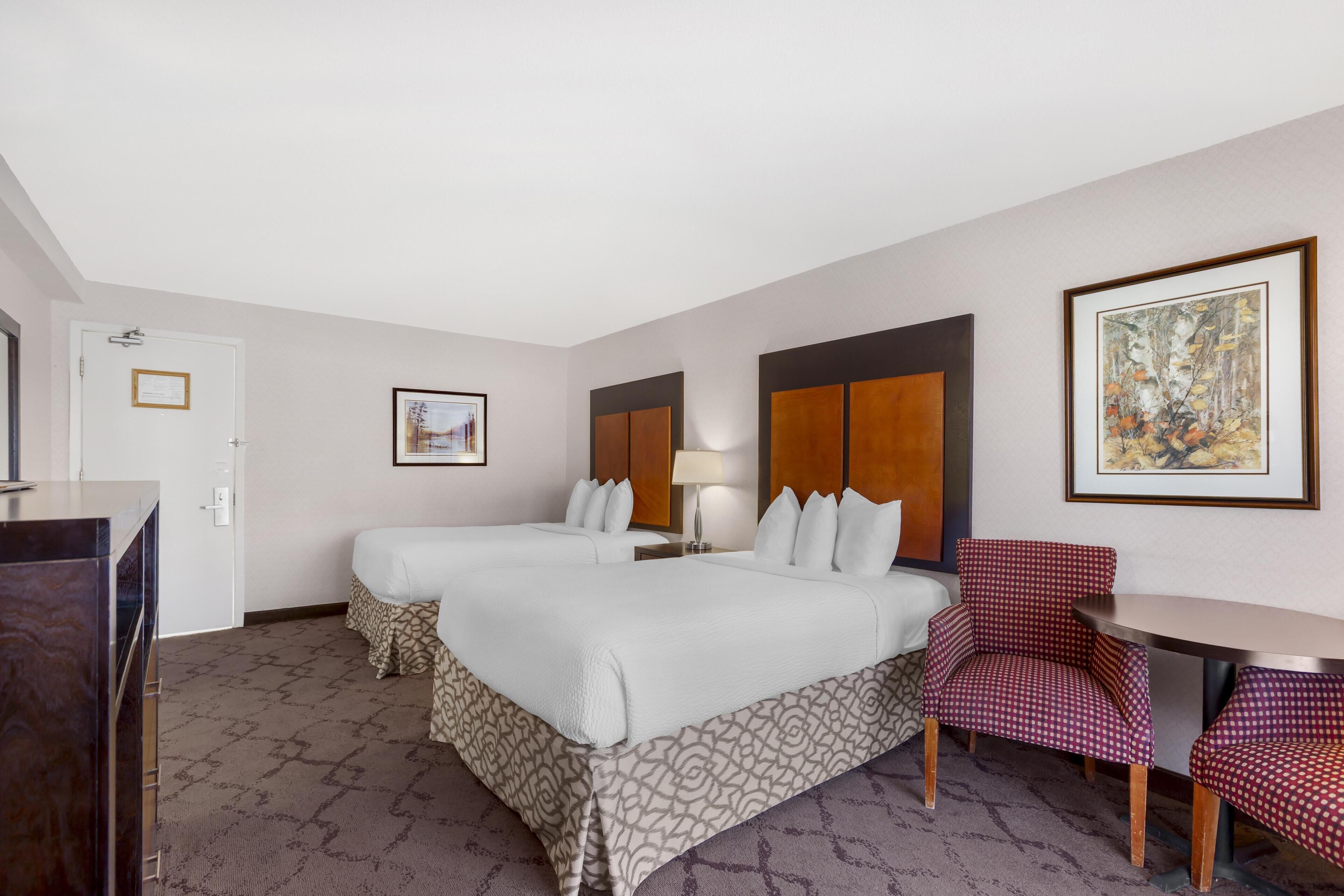 Standard Room, 2 Double Beds, Refrigerator, River View