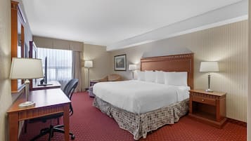 Suíte, 1 cama King, para não fumantes, lareira (Living Room;with Sofabed) | Roupas de cama premium, camas com colchões pillow-top, escrivaninha