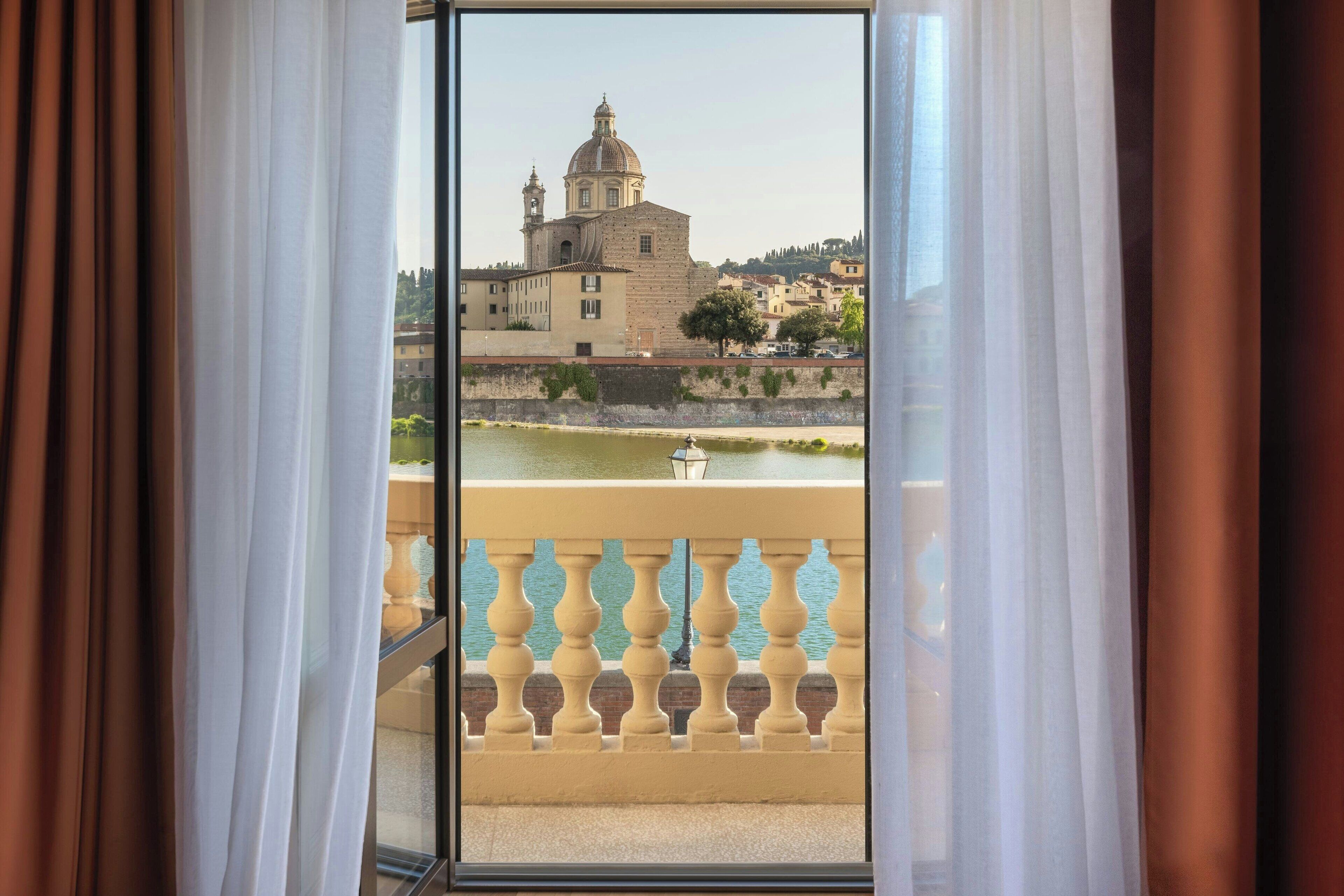 grand suite, 1 king bed, river view | 1 bedroom, premium bedding, pillow-top beds, minibar