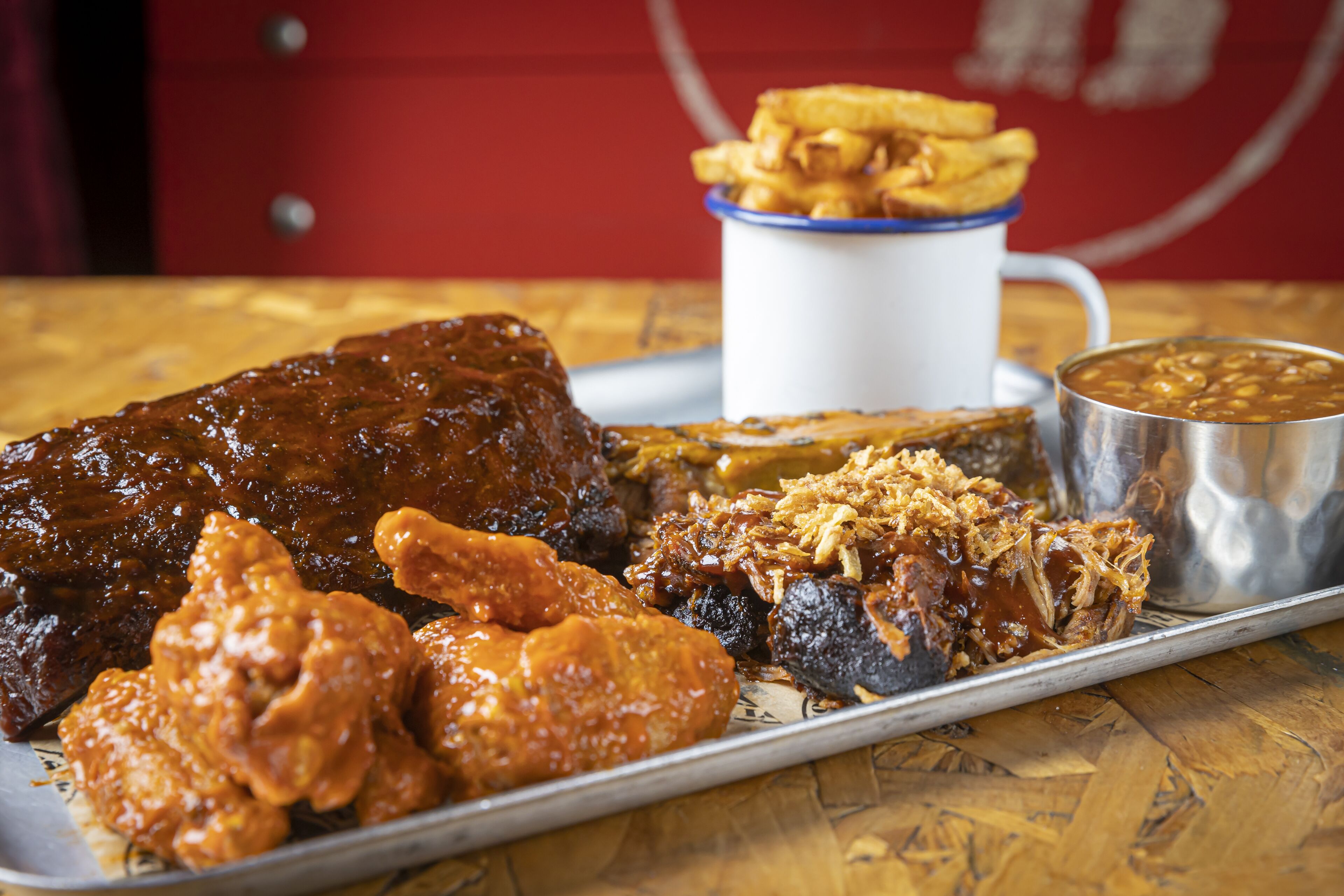 breakfast, lunch and dinner served