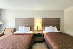 Double Room, 2 Double Beds | Iron/ironing board, free cribs/infant beds, free WiFi, bed sheets - Days Inn by Wyndham Seguin TX (Seguin)