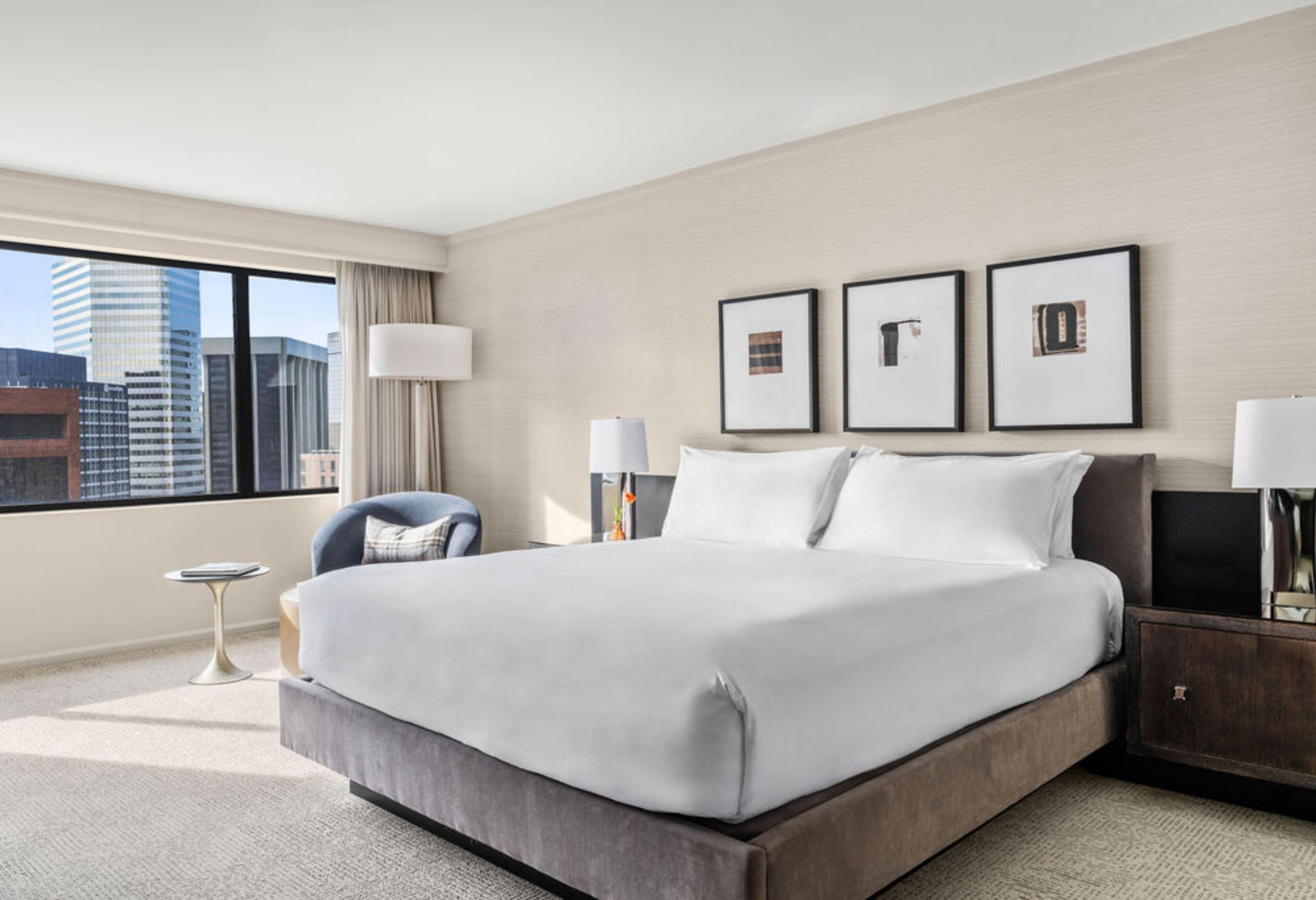 Chambre, 1 très grand lit (High Floor) | Literie de qualité supérieure, couette en duvet d'oie, surmatelas