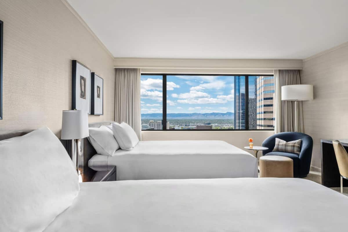 Room, 2 Queen Beds (High Floor) | Premium bedding, down comforters, pillowtop beds, in-room safe