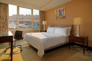 Premium Suite, 1 King Bed with Sofa bed | 1 bedroom, pillowtop beds, in-room safe, desk - Le Méridien Pyramids Hotel & Spa (Giza)