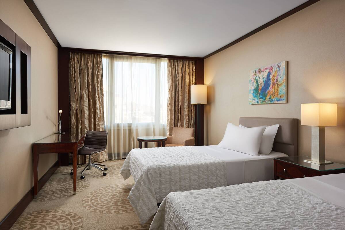 Chambre Premium, 2 lits une place, vue ville