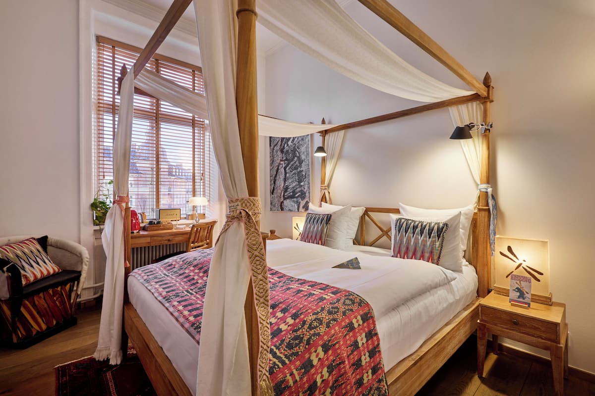 Dubbelrum | Arbetsyta för laptop, gratis wi-fi och sängkläder