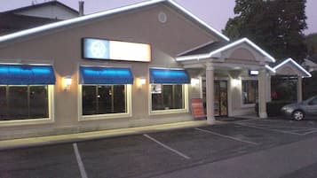 Front of property - evening/night