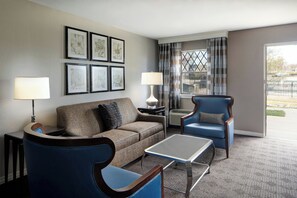 37-inch flat-screen TV with cable channels, TV