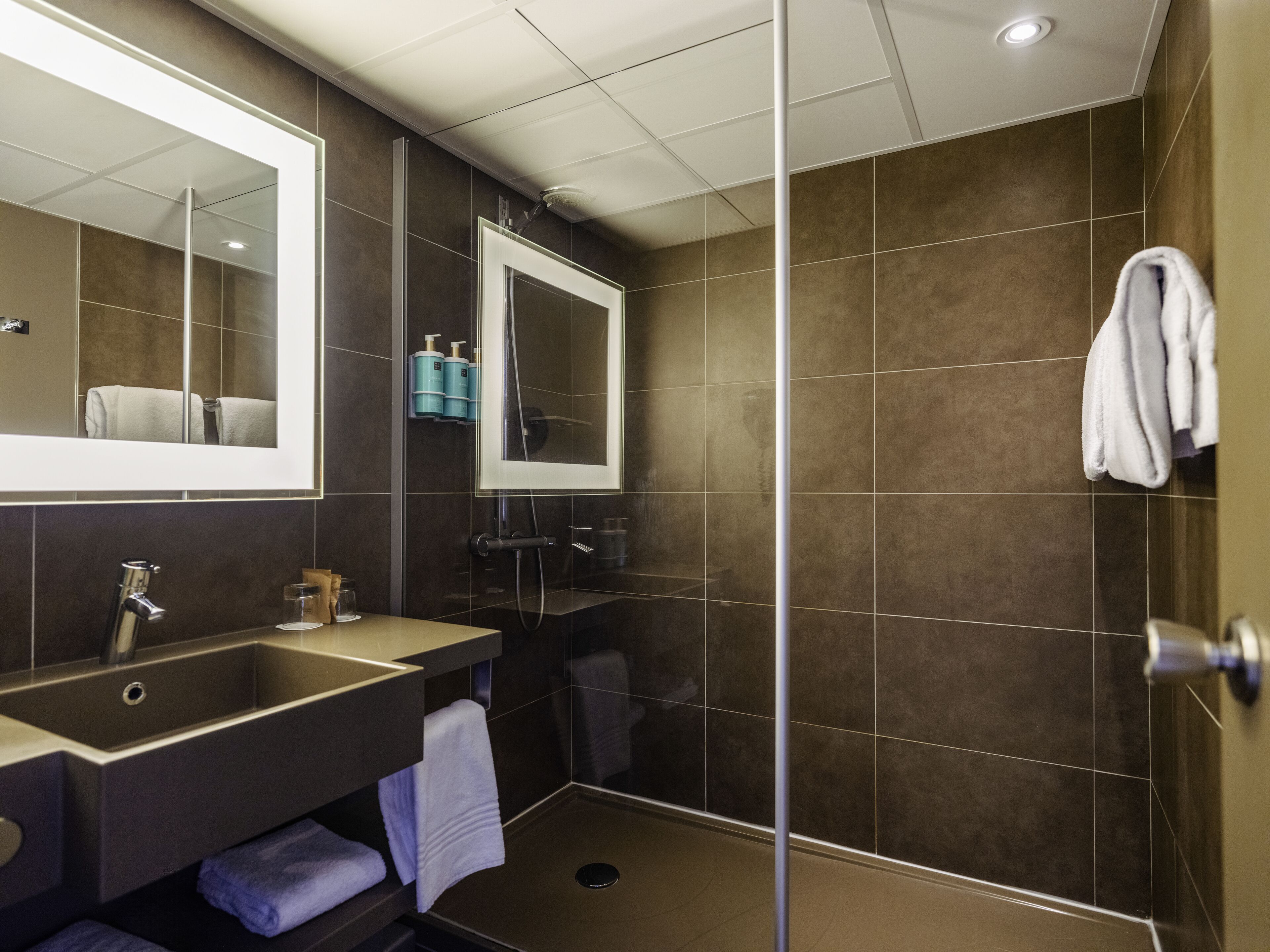 Executive Room, 1 Double Bed | Bathroom | Eco-friendly toiletries, hair dryer, towels