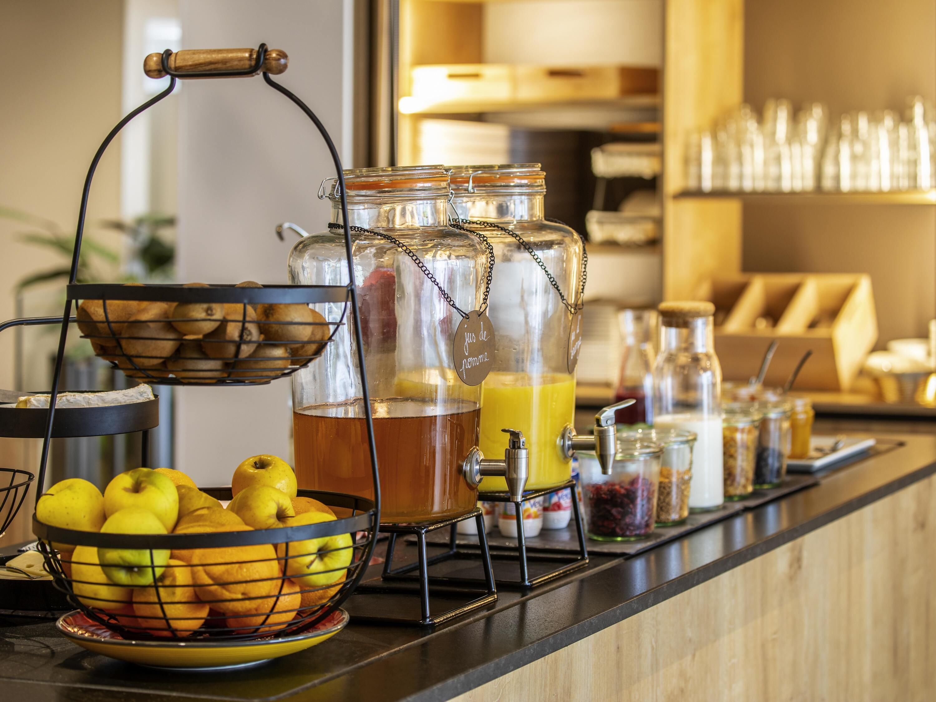 daily buffet breakfast (eur 12 per person)