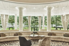 Sitteområde i lobbyen