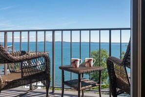 Zimmer, 2 Queen-Betten, Balkon, Meerblick | Strand-/Meerblick