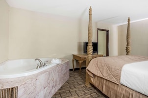 In-room safe, desk, laptop workspace, blackout drapes