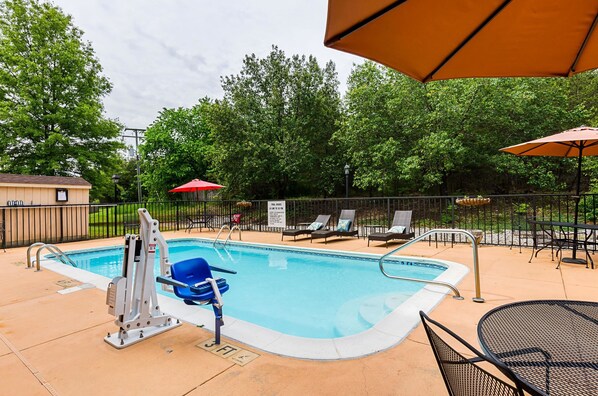 Seasonal outdoor pool