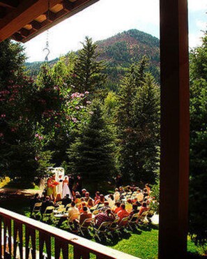 Zona para bodas al aire libre