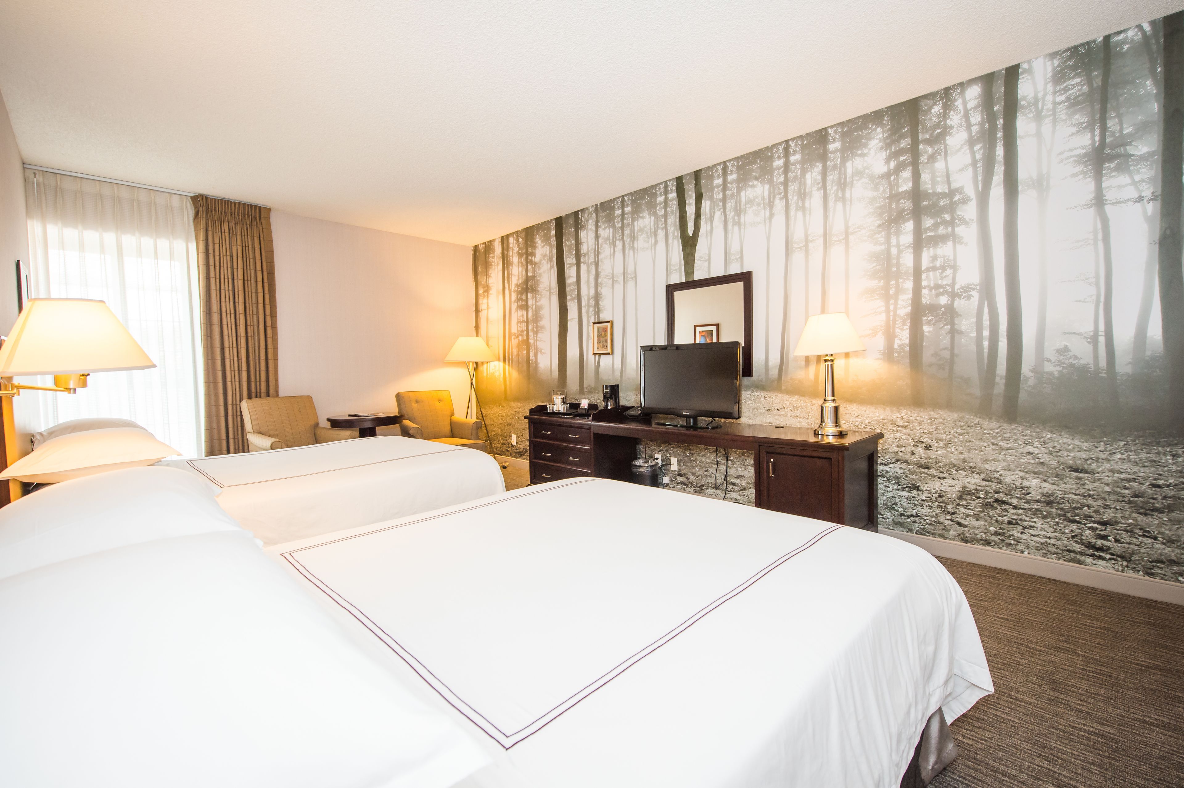 garden tower traditional two queen | 1 bedroom, premium bedding, pillow-top beds, in-room safe