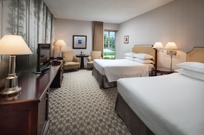 Premium bedding, pillowtop beds, in-room safe, desk