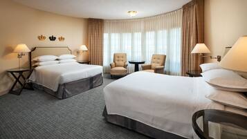 Premium bedding, pillowtop beds, in-room safe, desk
