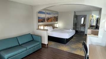 Standard Room, 1 King Bed, Accessible | Living area