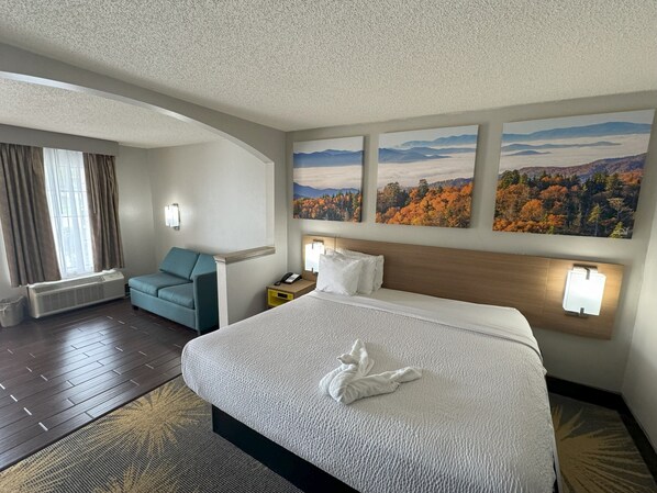 Standard Room, 1 King Bed, Accessible | Desk, iron/ironing board, free cribs/infant beds, rollaway beds