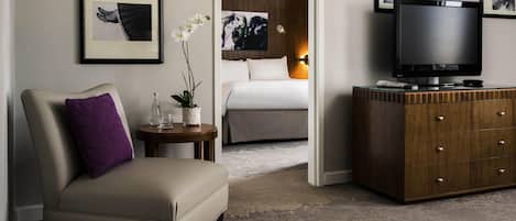 Superior Suite, 1 King Bed | 1 bedroom, premium bedding, pillow-top beds, in-room safe