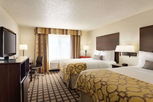 Room, 2 Queen Beds, Non Smoking | Desk, iron/ironing board, free cribs/infant beds, rollaway beds