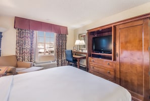 Premium bedding, pillow-top beds, in-room safe, desk
