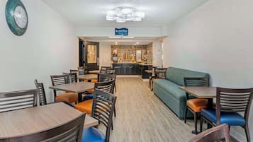 Free daily self-serve breakfast