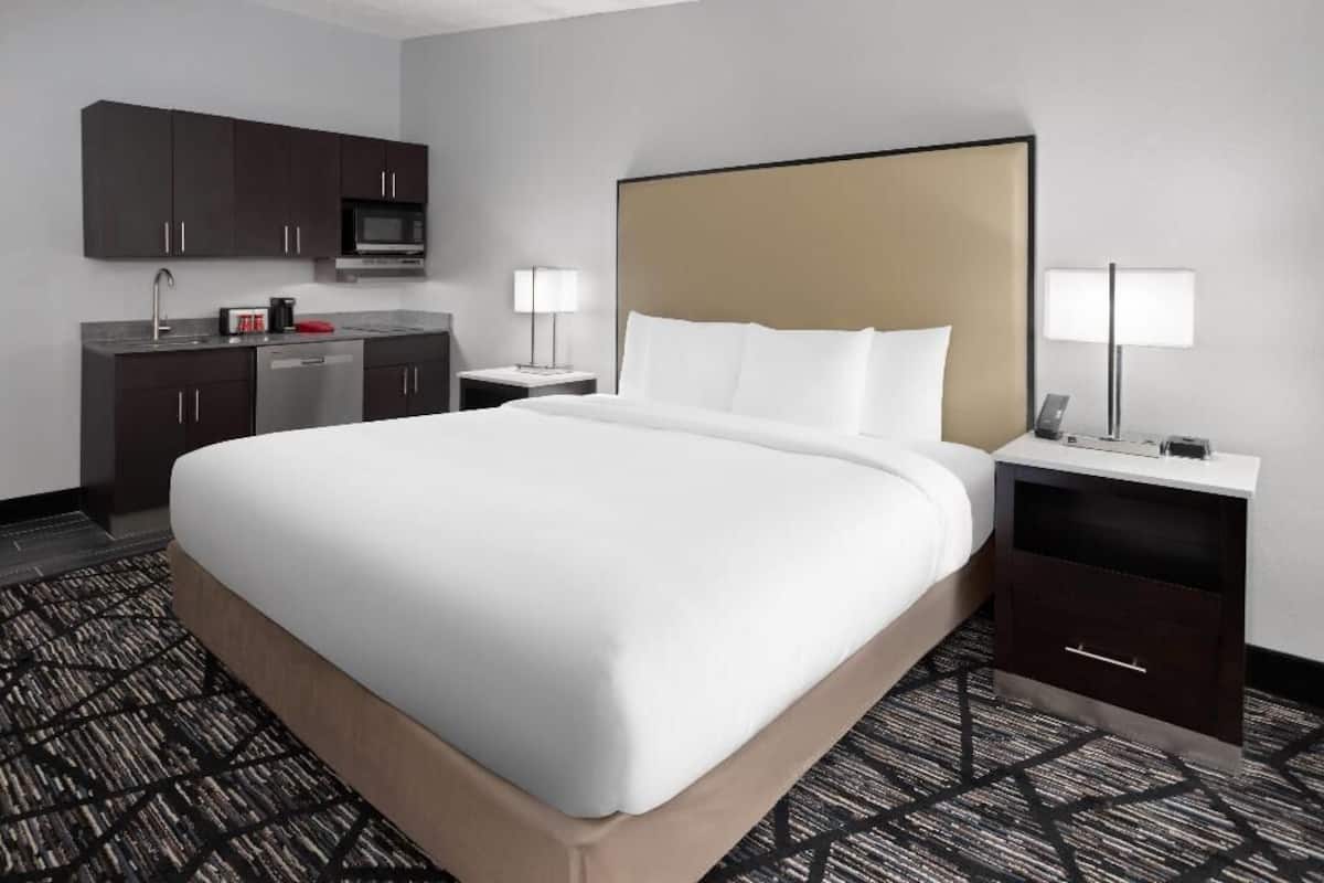 Premium bedding, memory foam beds, individually furnished, desk
