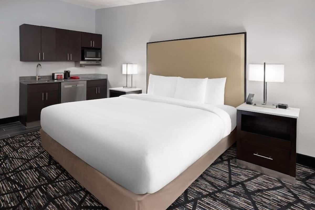 Premium bedding, memory foam beds, individually furnished, desk