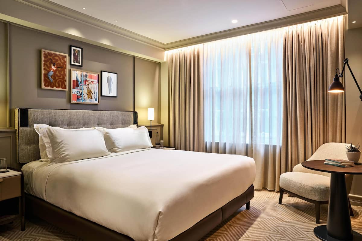 1 habitación y ropa de cama de alta calidad