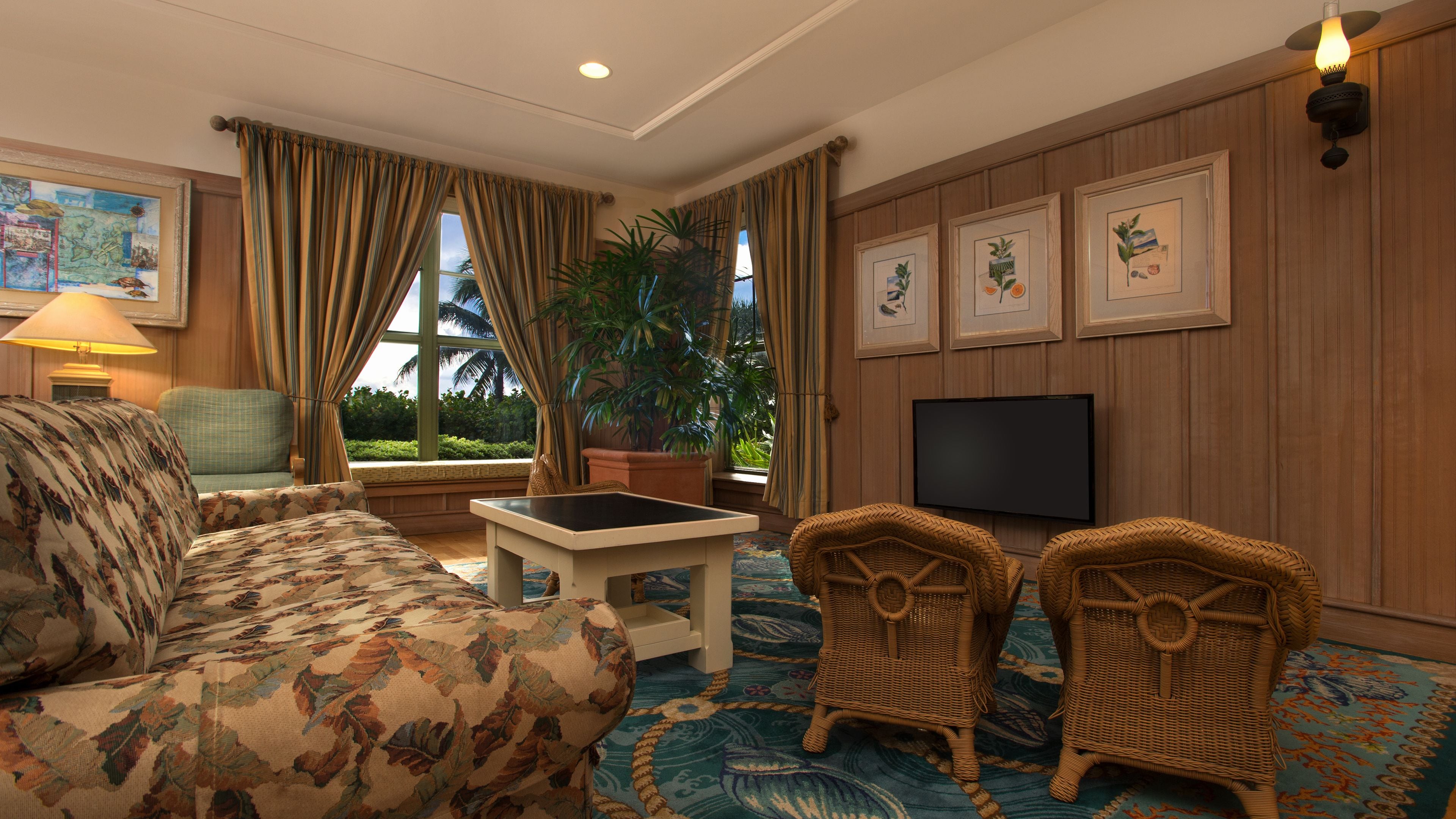 Sala de estar en el lobby