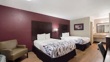 Desk, cribs (free), rollaway beds (surcharge), WiFi (free)